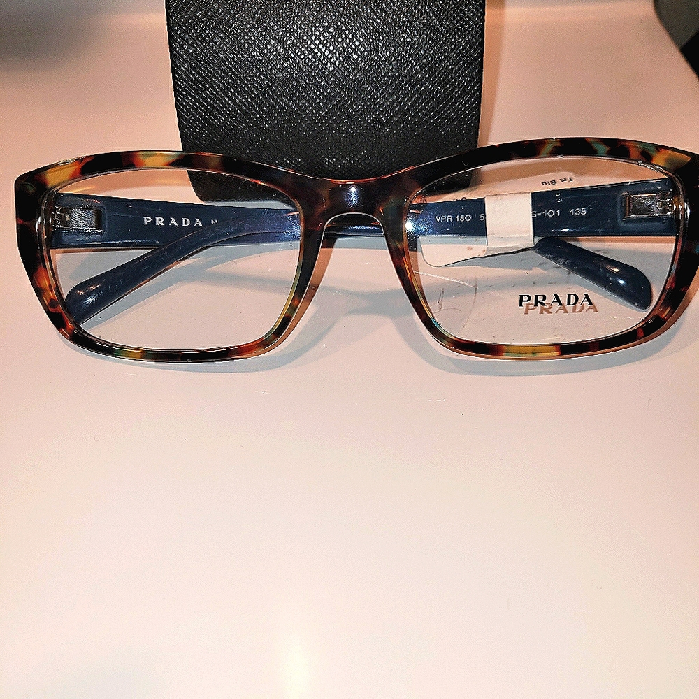 Prada glasses with case